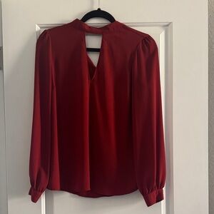 Express Deep Red Blouse